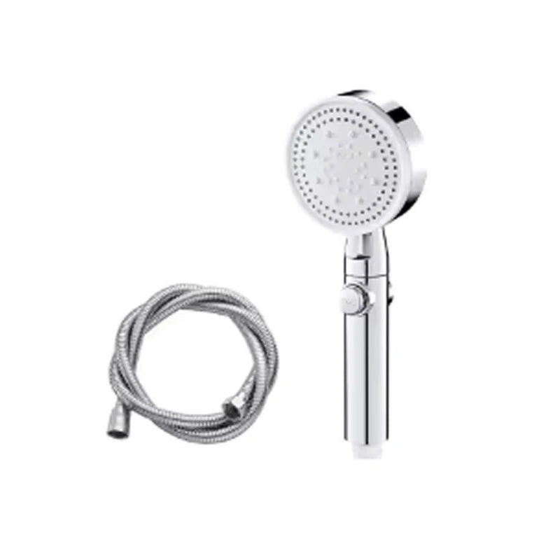 5-Mode High Pressure Shower Head Set with Water Massage & Hose - One Touch Stop - Vexxo